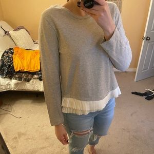 J.Crew Ruffle Sweatshirt